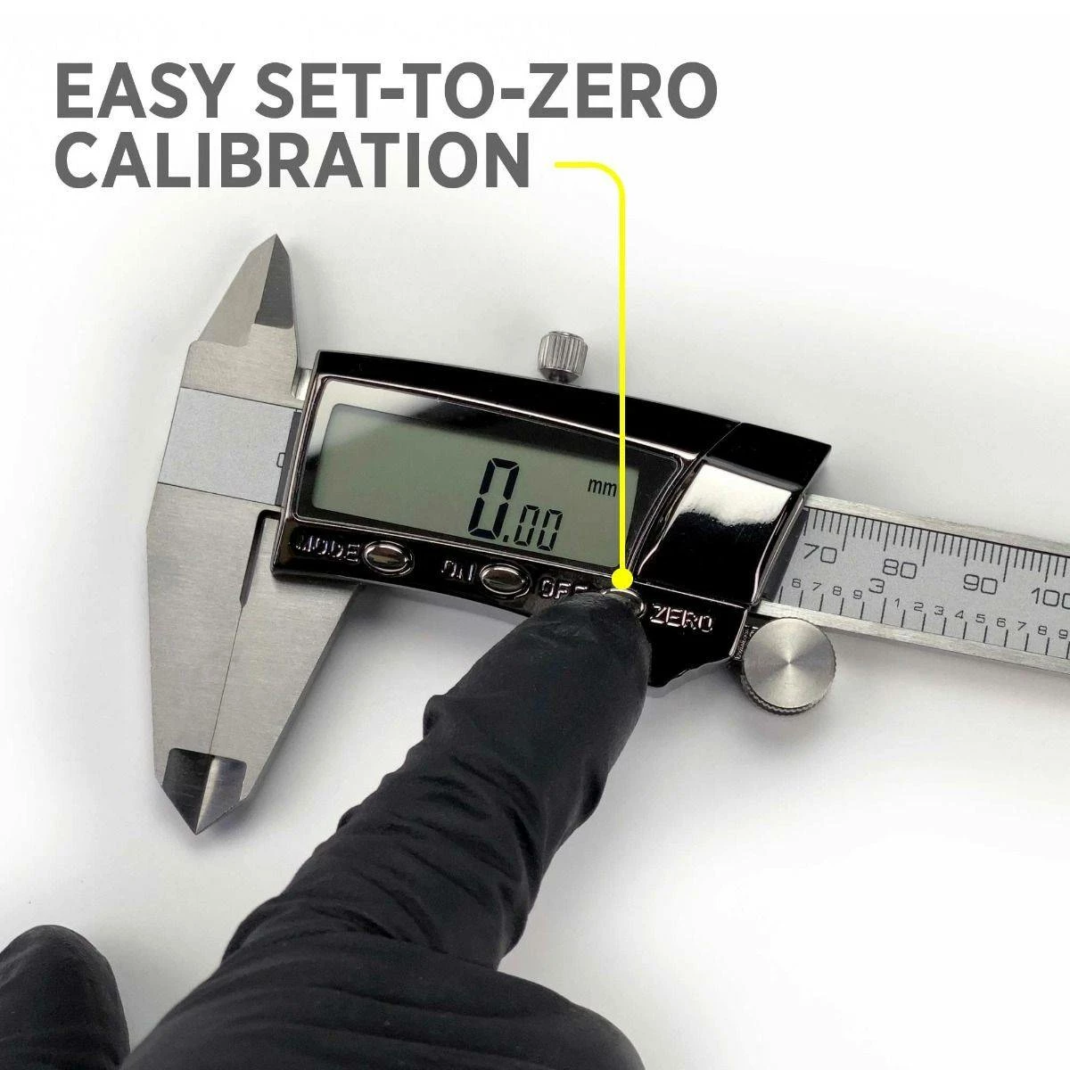 Digital Fractional Caliper with Extra-Large LCD Screen, 3 Mode Display, 6-Inches - Image 4