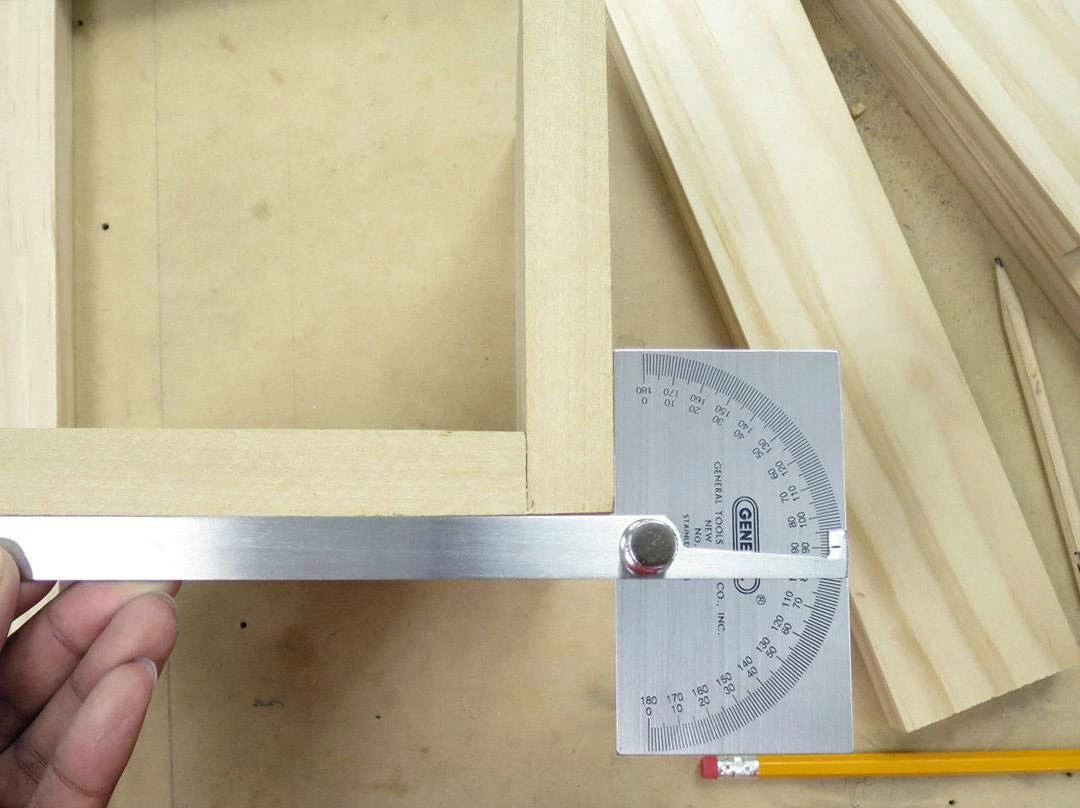 ANGLE-IZER® Square Head Stainless Steel Angle Protractor, 0 to 180 Degrees, 6-Inch Arm - Image 7