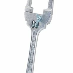 190 Adjustable Sink Wrench, 10 1/4-Inch Long, Jaws Fit 1-Inch to 3-Inch Wide Spud, Slip, Lock and Basket-Strainer Nuts, Zinc Plated