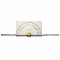 ANGLE-IZER® Square Head Steel Protractor and Depth Gauge