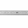 Economy Precision 6 In. Flexible Steel Ruler with Decimal Equivalents Table