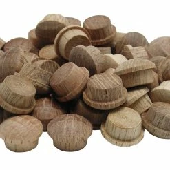 1/2 In. Oak Button Plugs
