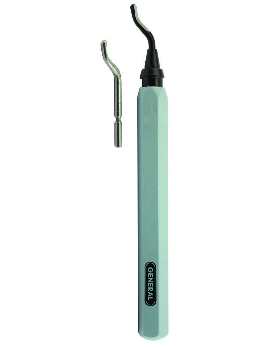 Deburring Tool, Swivel Head, Metal Handle