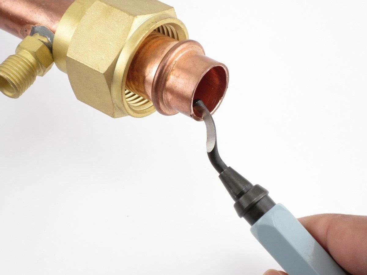 Deburring Tool, Swivel Head, Metal Handle - Image 2