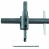 Heavy Duty Adjustable Circle Cutter, 3/8-Inch (10mm) Shaft, Cuts 1 in to 6 in Diameter Hole