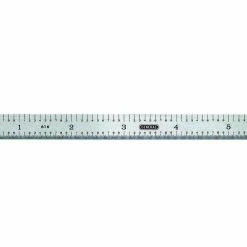 Precision 6 in. Rigid Steel Ruler with 4R Graduations