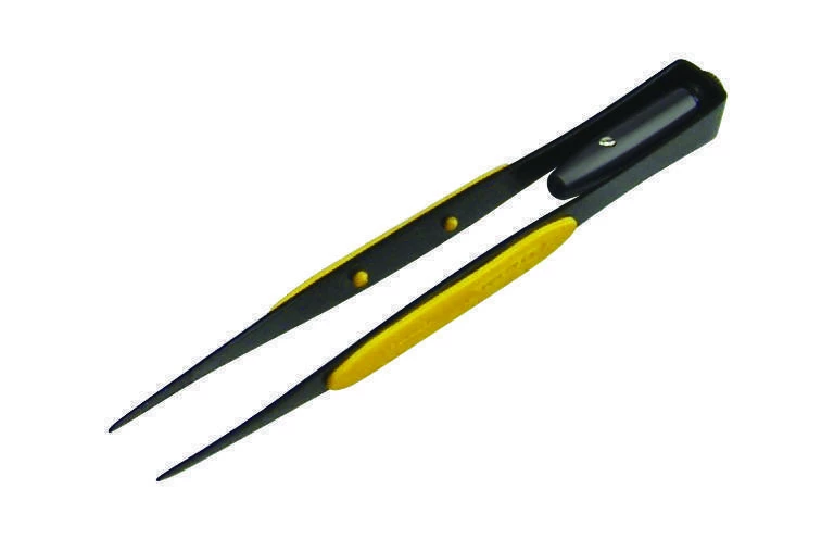 Lighted Tweezer with Serrated Blunt Tip
