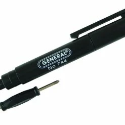 Precision, Pocket-Sized 4-in-1 Mini Screwdriver with Clip and 4 Blade Sizes: 1/16" and 1/8" Wide Slotted Tip, #1 and #00 Phillips