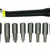 Nine-piece Ratcheting Offset Screwdriver Set