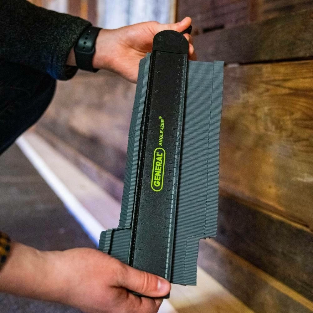 ANGLE-IZERĀ® Contour Gauge with Lock, Profile Gauge, Shape Duplicator, 10-Inch (254mm), Precisely Copy Irregular Shapes For Perfect Fit and Easy Cutting - Image 9