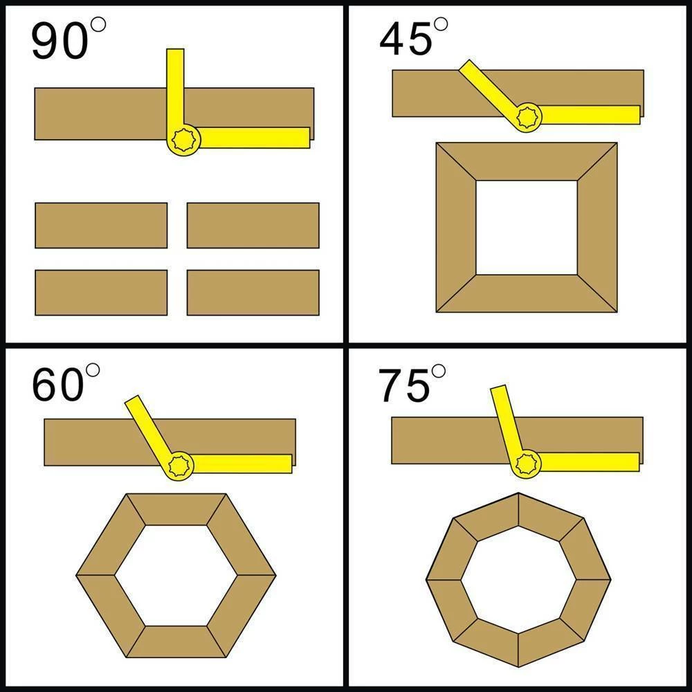 ANGLE-IZER® Template Tool Set, ANGLE-IZER® & ANGLE-IZER® Gauge, 45/60/75/90-degree angles - Image 6
