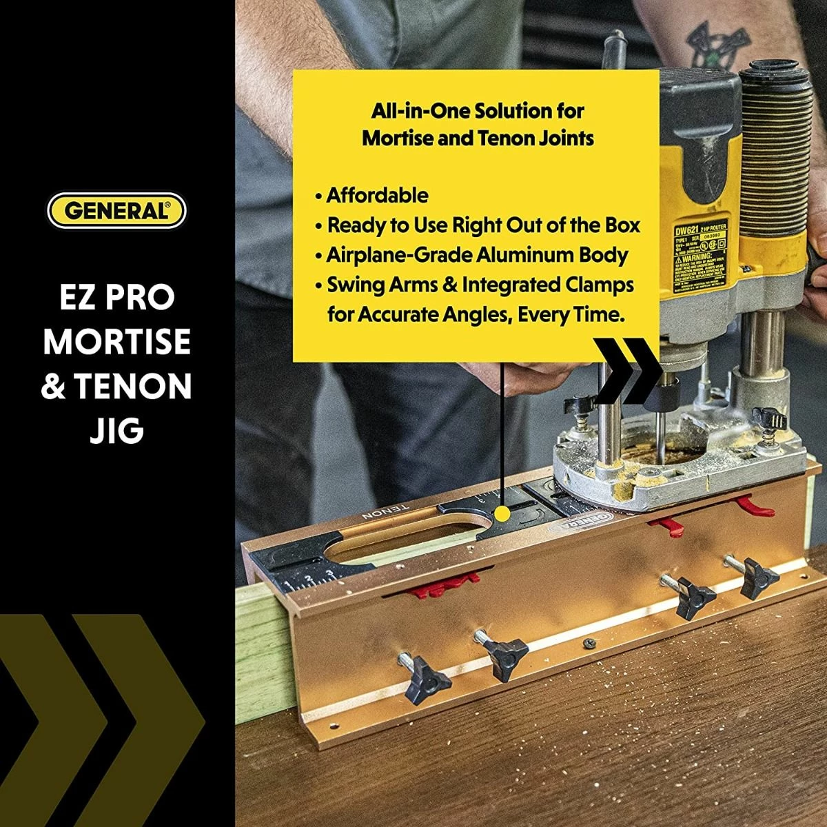 E-Z Pro Aluminum Mortise & Tenon Jig Kit - Image 3