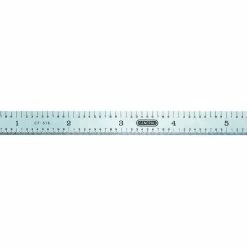Precision 6 In. Flexible Steel Ruler with 5R Graduations