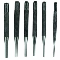4 In. Drive Pin Punches, Eight-piece Set